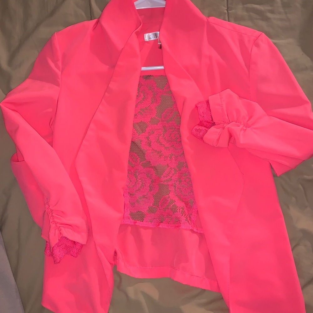 Hot pink blazer